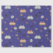 Zirkusspass Geschenkpapier (Flach)