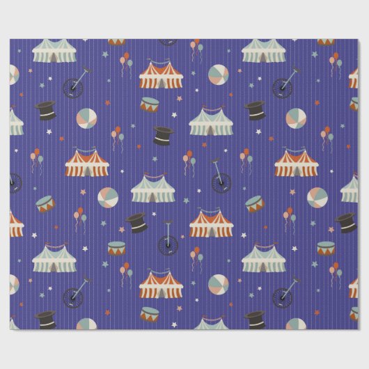 Zirkusspass Geschenkpapier (Flach)