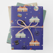 Zirkusspass Geschenkpapier Set (Beispiel)