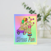 Zirkusspass Postkarte (Stehend Vorderseite)