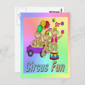 Zirkusspass Postkarte (Vorne/Hinten)