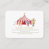 Zirkustierbücher für Kinder Begleitkarte (Vorderseite)