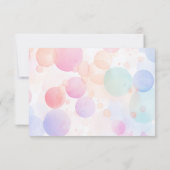 Zirkustiere Danke-Karte Dankeskarte (Rückseite)