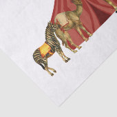 Zirkustiere und Zelte Seidenpapier (Ausschnitt)