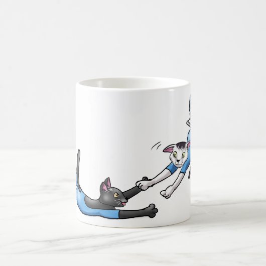 ZirkusTrapezekatzen Kaffeetasse (Mittel)