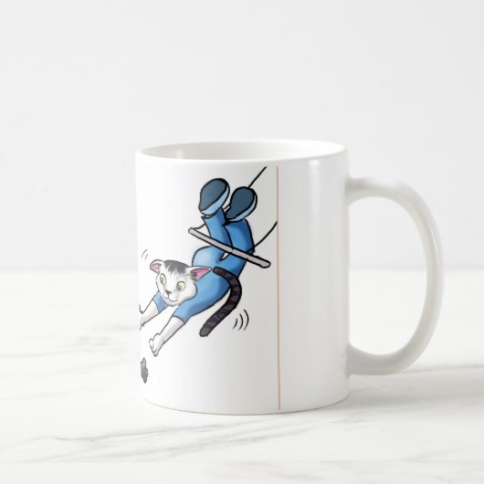 ZirkusTrapezekatzen Kaffeetasse (Rechts)