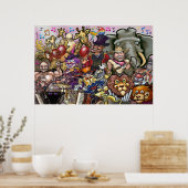 Zirkustraum Poster (Küche)