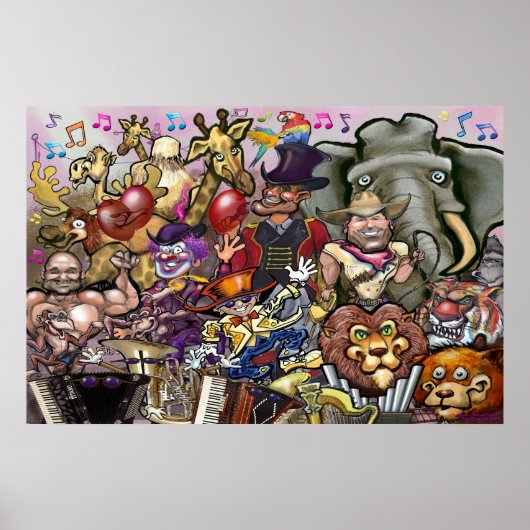 Zirkustraum Poster (Vorne)