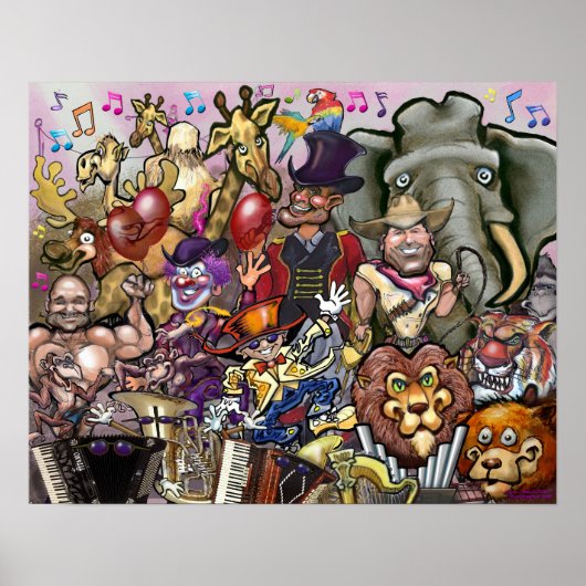 Zirkustraum Poster (Vorne)