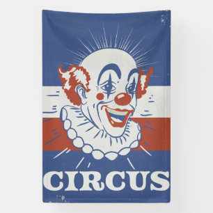 Zirkuswerbung im Vintage-Stil Banner