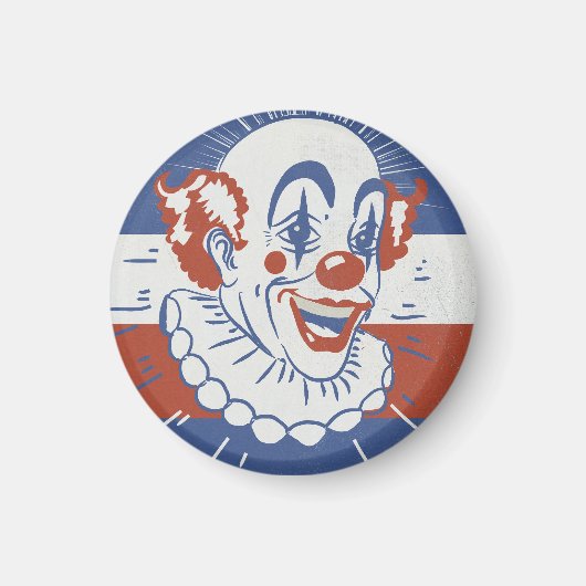 Zirkuswerbung im Vintage-Stil Magnet (Vorne)