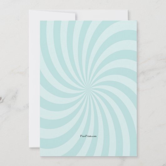 Zirkuszelt Einladung (Rückseite)