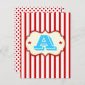 Zirkuszelt-Karneval macht Ihr eigenes Banner Postkarte (Vorne/Hinten)