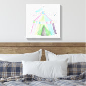 Zirkuszelt-Leinwand Leinwanddruck (Insitu (Schlafzimmer))