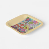 Zirkuszelte und Balloons-2 Pappteller (Gewinkelt)