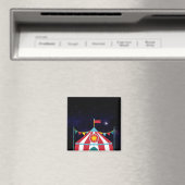 Zirkuszent in der Nacht Magnet (In Situ (Geschirrspüler))