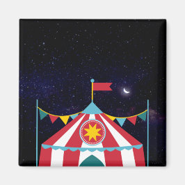 Zirkuszent in der Nacht Magnet