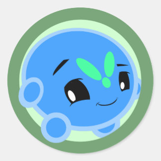 Ziro Stickers! Runder Aufkleber