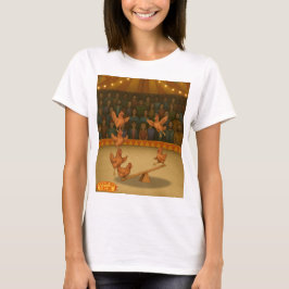 Zirpende Hühner-Akabatenstaffel T-Shirt