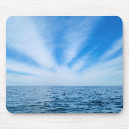 Zirruswolken über Wasser Mousepad (Vorne)