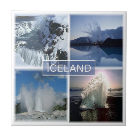 zIS001 Island, Fliese (Vorderseite)