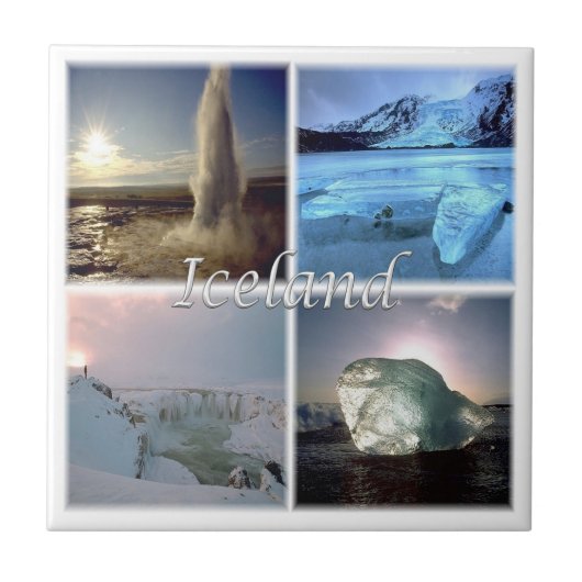 zIS002 ISLAND, Fliese (Vorderseite)