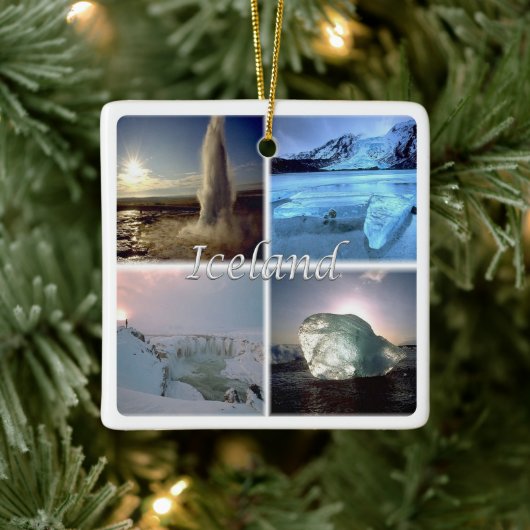 zIS002 ISLAND, Keramikornament (Baum)