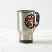 Zisa Hex Sign auf einem Reisekrug Reisebecher (VorderseiteRechts)