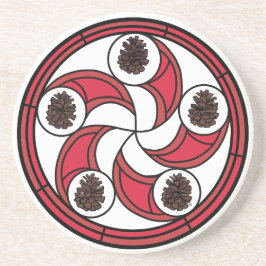 Zisa-Hexa-Zeichen auf einem Untersetzer