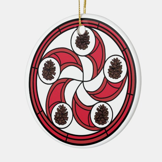 Zisa Keramik Ornament (Links)