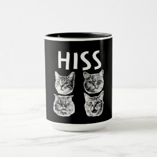 ZISCH (KUSS) Katze Retro Tasse