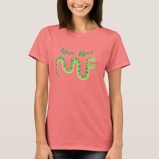 Zisch Zisch Schlange T-Shirt (Vorderseite)
