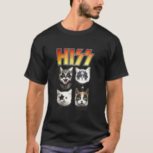 Zischen Lustige Katze Zischen Katzenliebhaber Zisc T-Shirt