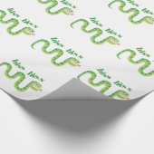 Zischen-Zischen-Schlange Geschenkpapier (Ecke)