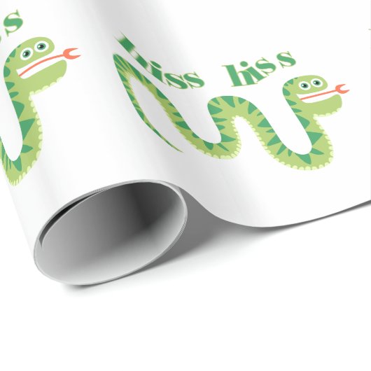 Zischen-Zischen-Schlange Geschenkpapier (Rolleneckpunkt)