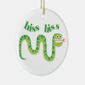 Zischen-Zischen-Schlange Keramikornament (Rechts)