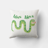 Zischen-Zischen-Schlange Kissen (Rückseite)