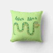 Zischen-Zischen-Schlange Kissen (Vorderseite)