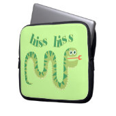 Zischen-Zischen-Schlange Laptopschutzhülle (Vorderseite Links)