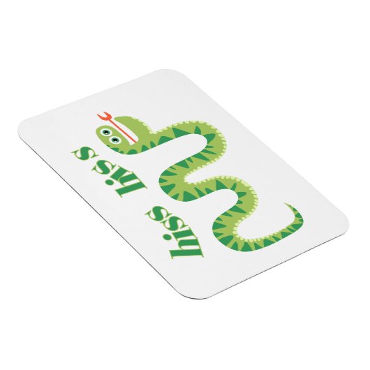 Zischen-Zischen-Schlange Magnet (Rechte Seite)