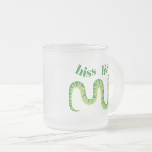 Zischen-Zischen-Schlange Mattglastasse (VorderseiteRechts)