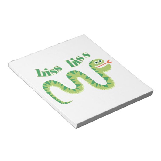 Zischen-Zischen-Schlange Notizblock (angewinkelt)