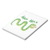 Zischen-Zischen-Schlange Notizblock (Rotiert)