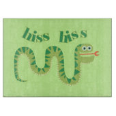 Zischen-Zischen-Schlange Schneidebrett (Vorderseite)