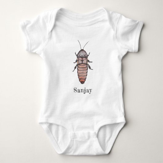 Zischenschaben-Baby-Bodysuit Baby Strampler (Vorderseite)