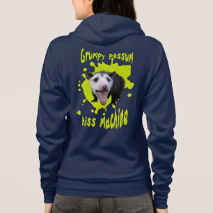 Zischmaschine Lustiger mürrischer Opossum Wilder H Hoodie