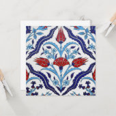 Zisnikfliese Karte (Vorderseite/Rückseite Beispiel)