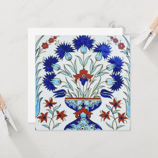 Zisnikfliese Karte (Vorderseite/Rückseite Beispiel)