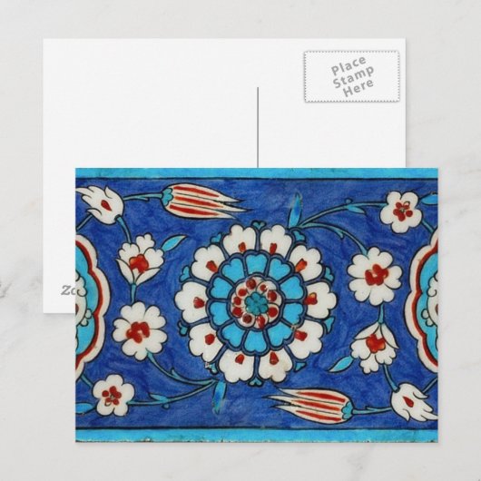 Zisnikfliese Postkarte (Vorne/Hinten)