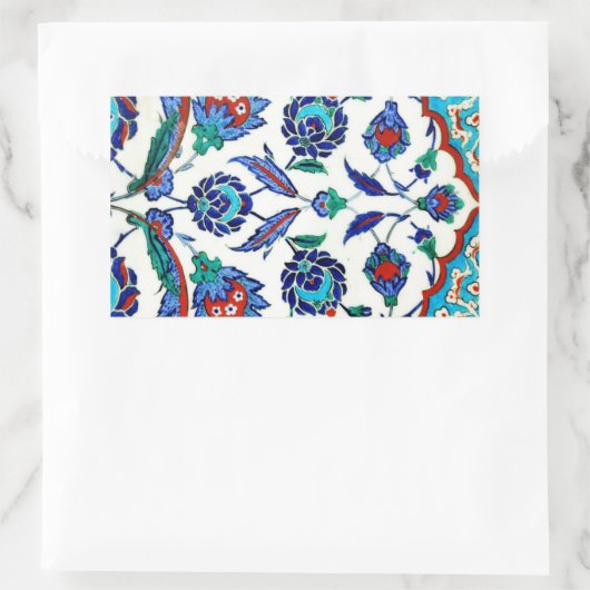 Zisnikfliese Rechteckiger Aufkleber (Tasche)